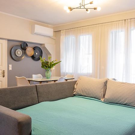 Pythagorio Blue Street Apartment With Balcony エクステリア 写真